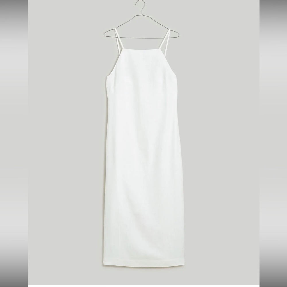 Madewell Goldie Midi Dress in 100% Linen (Size 00)